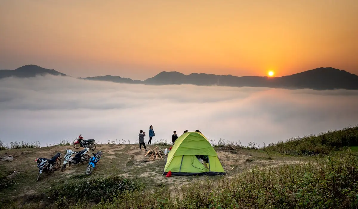 camping the great way to reduce stress