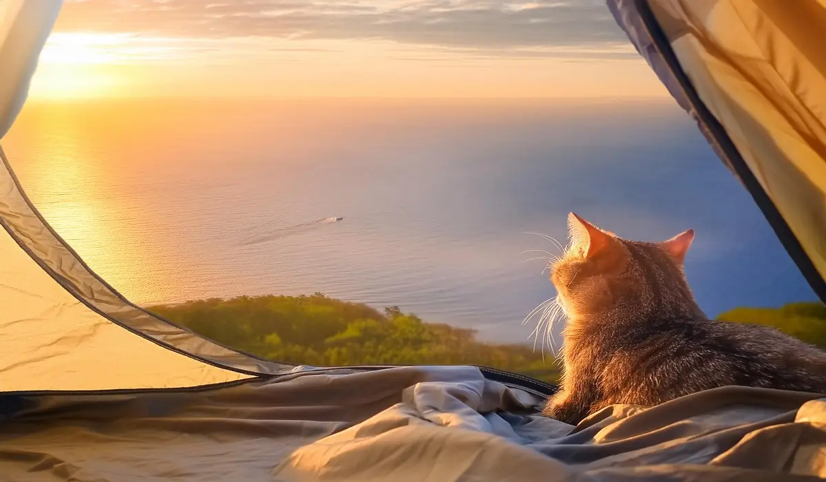 You are currently viewing Can You Take a Cat Camping? A Guide for Outdoor Enthusiasts