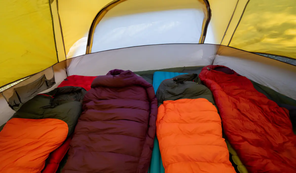 different kinds of sleeping bag